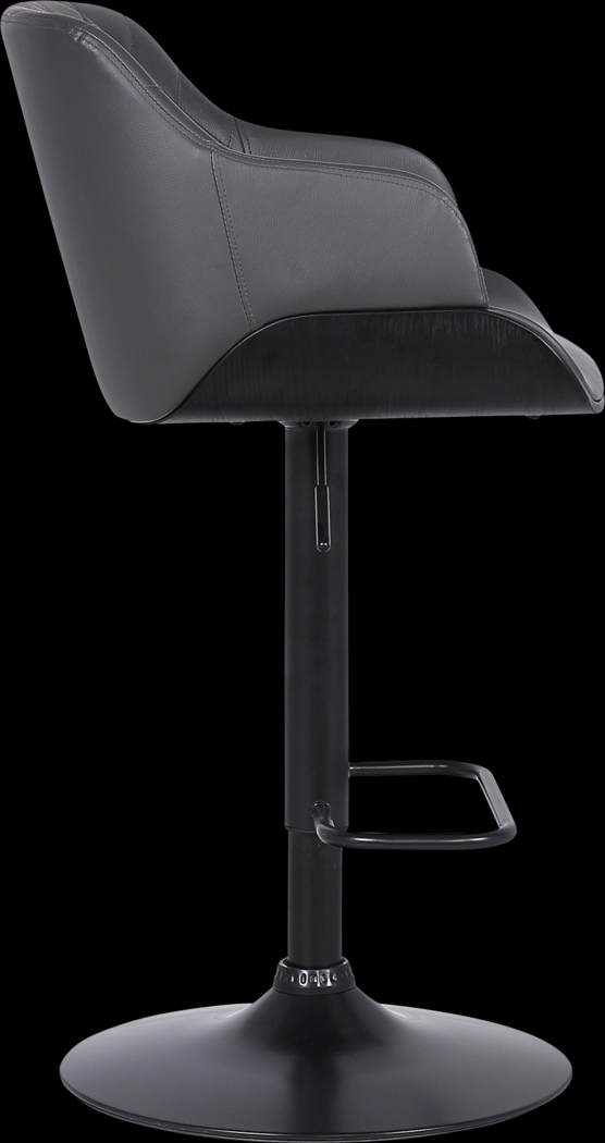 Brirey Gray Adjustable Barstool - Thumbnail - Image 4