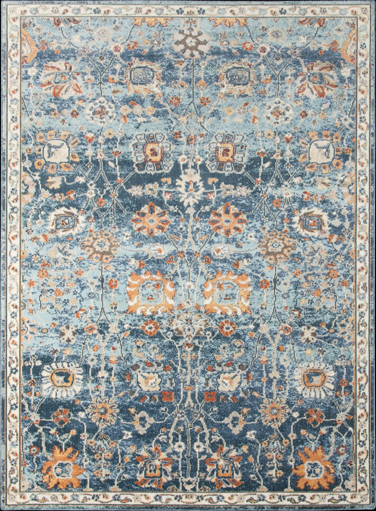 Brisaggo Blue 5'1 x 7'6 Rug - Thumbnail - Image 1