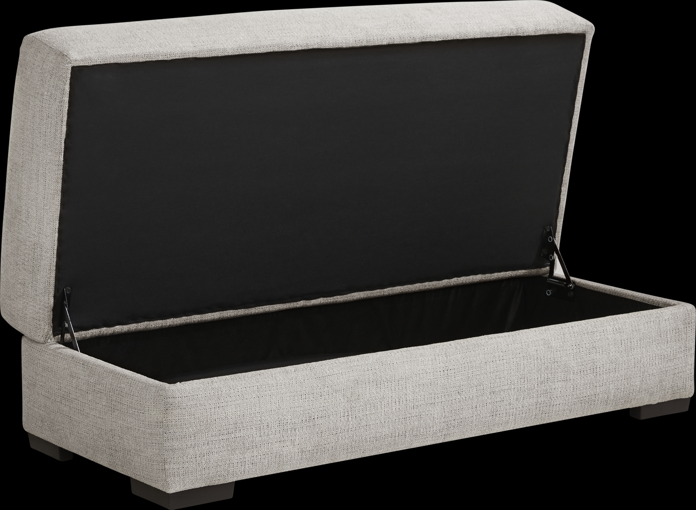 Brisbane Beige Storage Ottoman - Thumbnail - Image 3