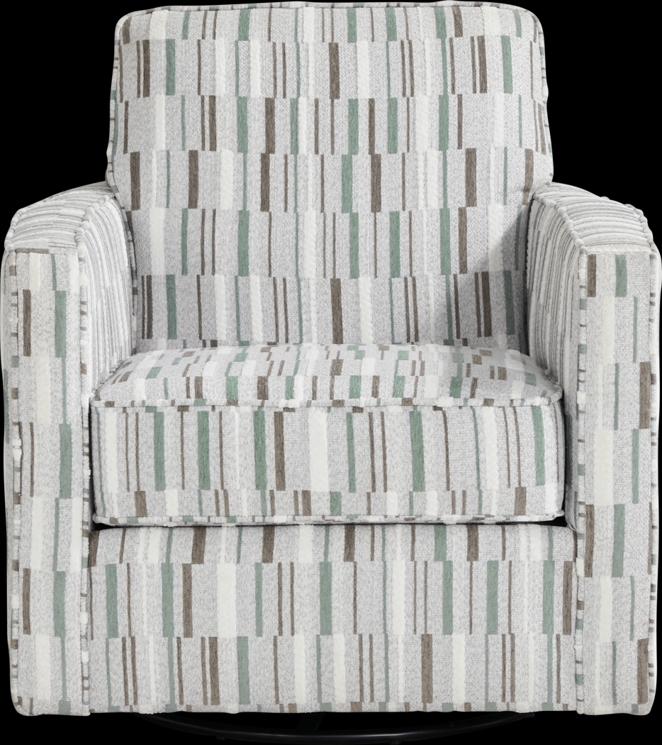 Brisbane Beige Swivel Chair - Thumbnail - Image 2