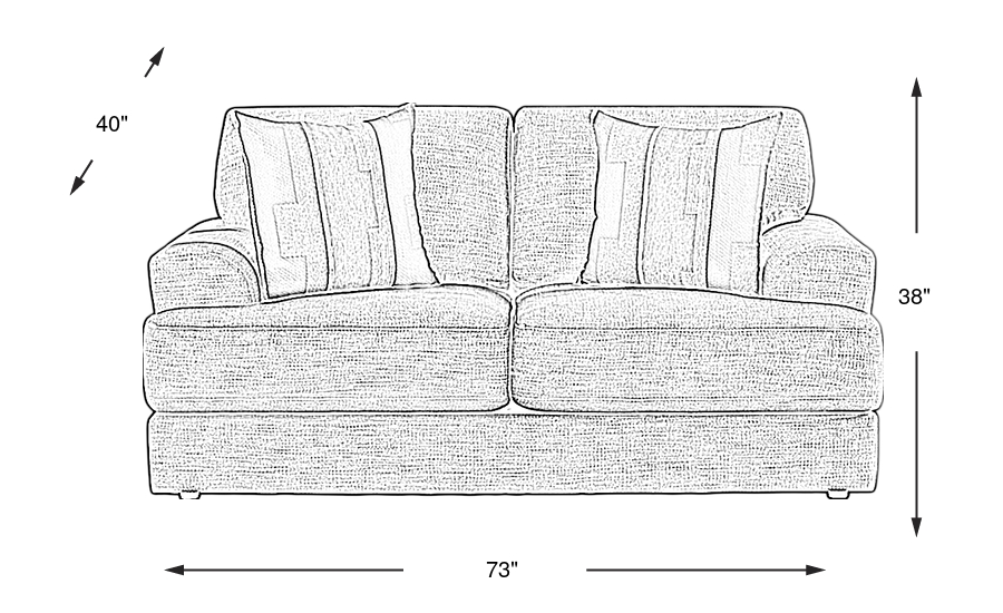 Dimension Image. Please refer to the Dimension Tab on this page for dimension details.