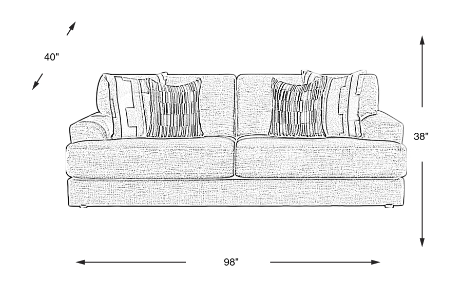Dimension Image. Please refer to the Dimension Tab on this page for dimension details.
