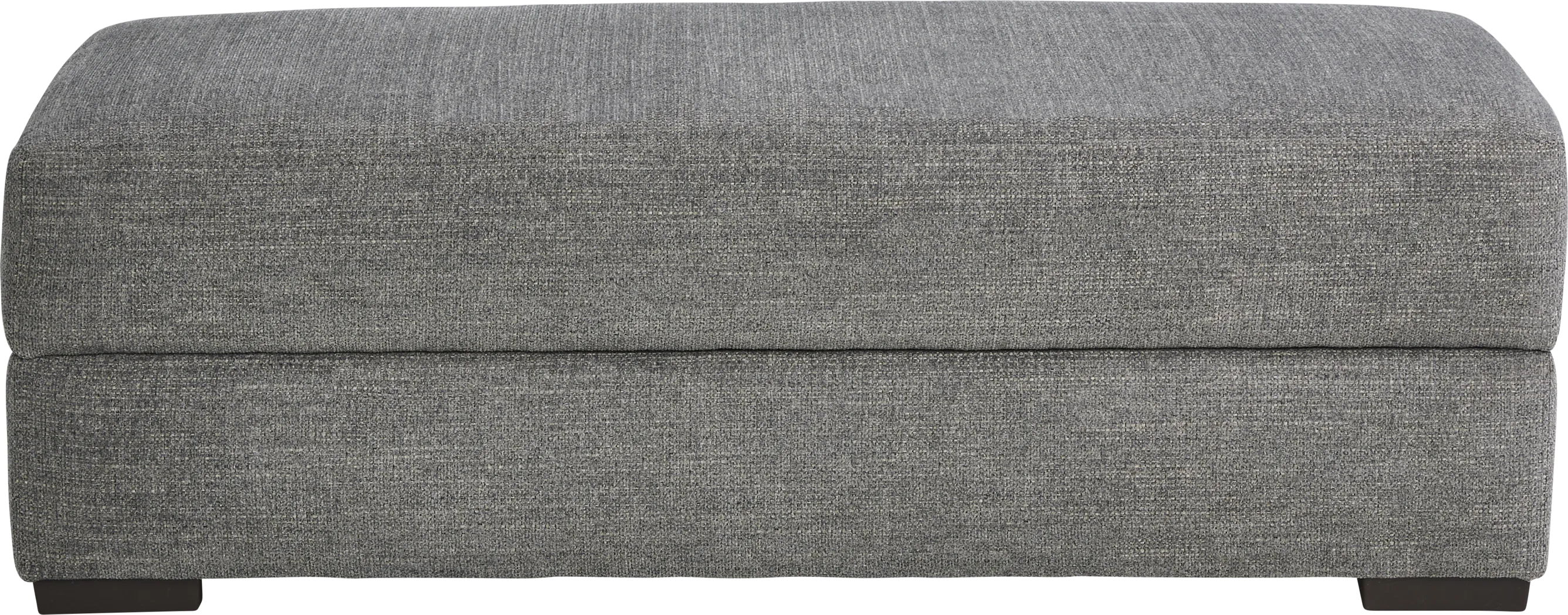 Brisbane Gray Storage Ottoman - Thumbnail - Image 2