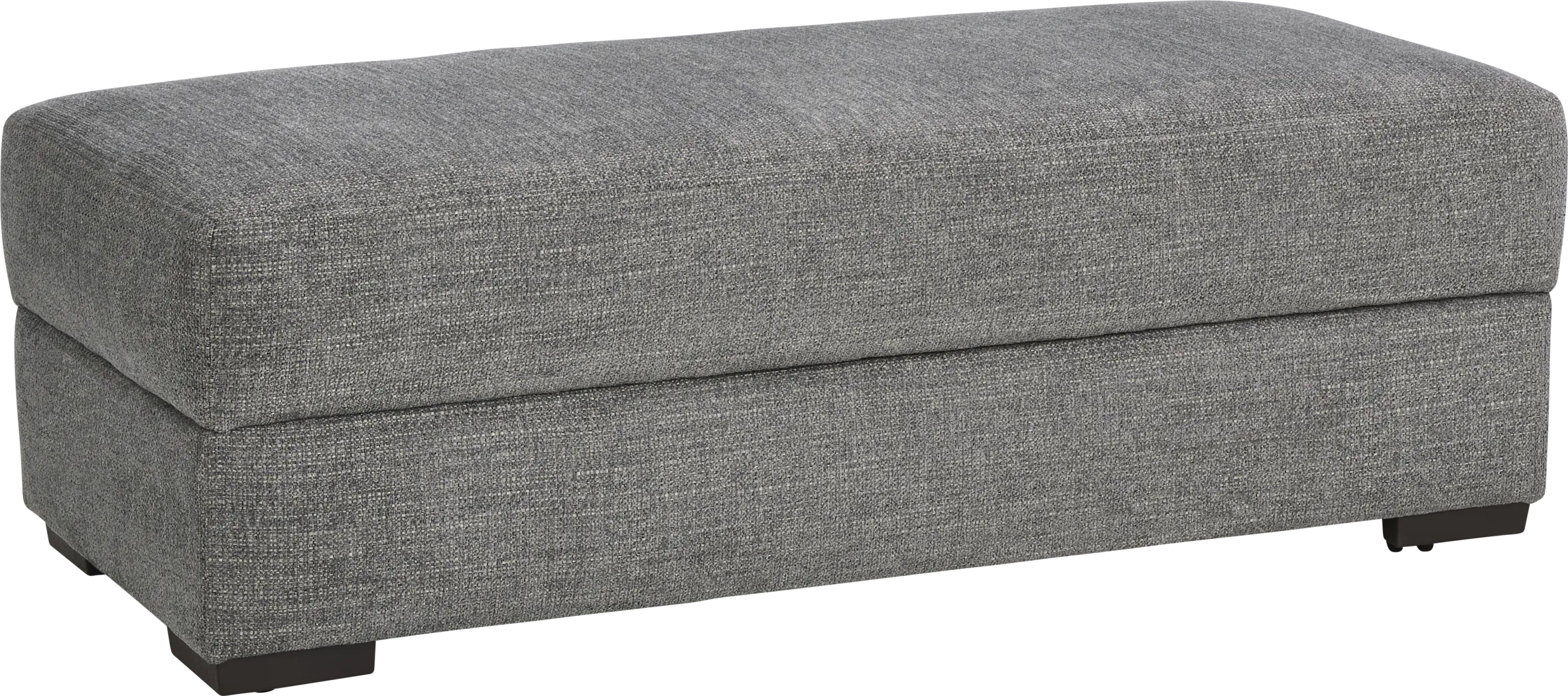 Brisbane Gray Storage Ottoman - Thumbnail - Image 1