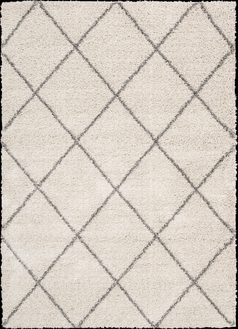 Brisbane Ivory Gray 5' x 7' Rug - Thumbnail - Image 1