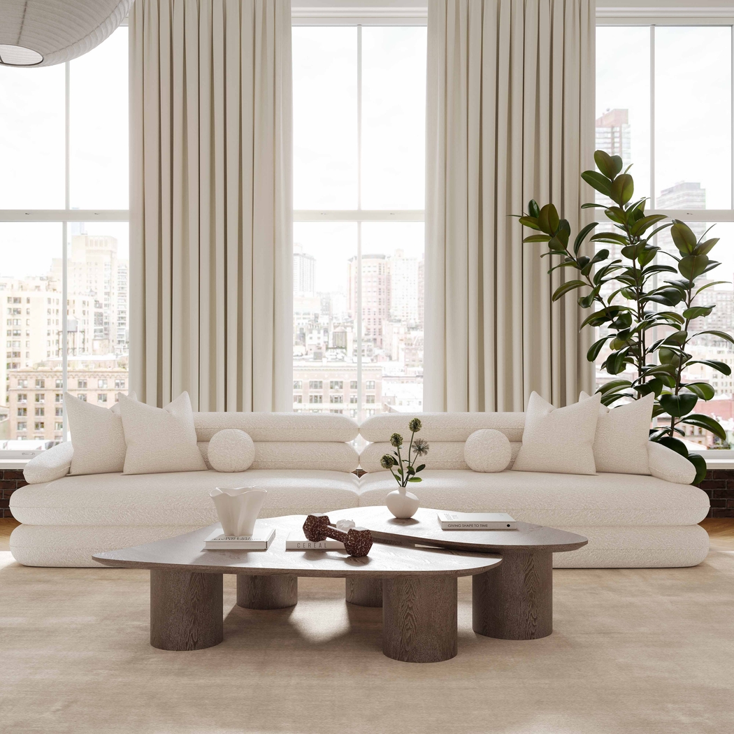 Briscoey Cream Sofa - Thumbnail - Image 2