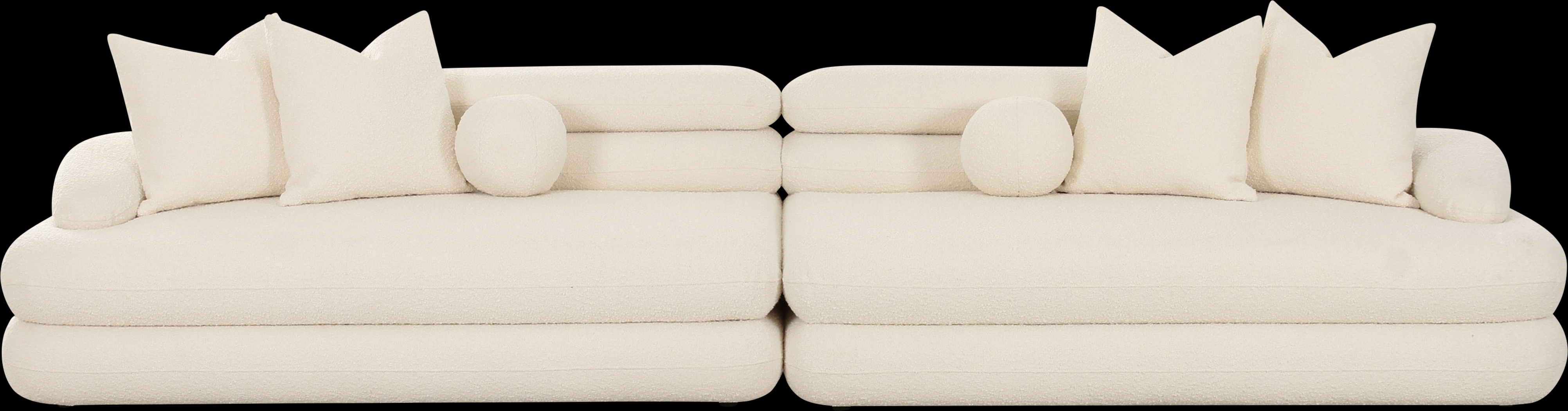 Briscoey Cream Sofa - Thumbnail - Image 3