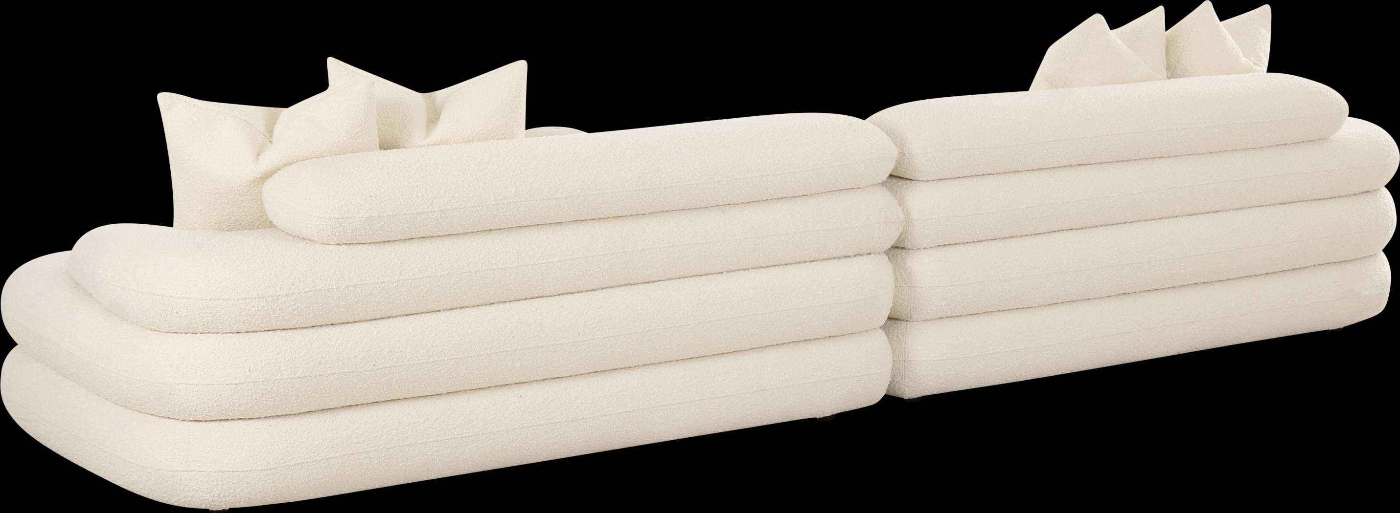 Briscoey Cream Sofa - Thumbnail - Image 4