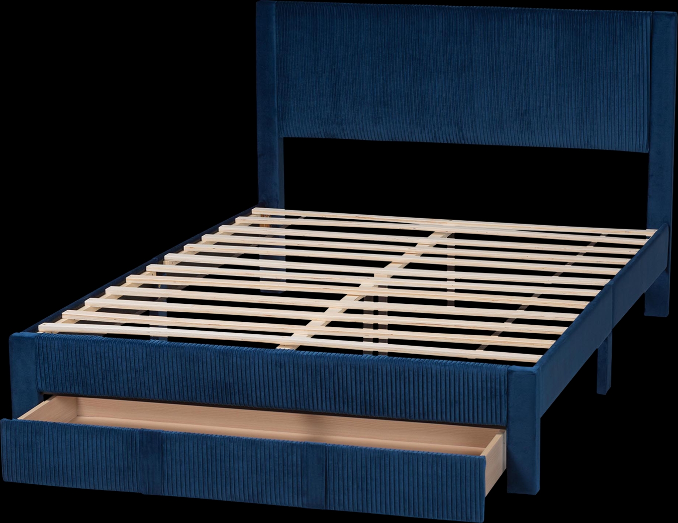 Briscon Navy Queen Bed - Thumbnail - Image 5