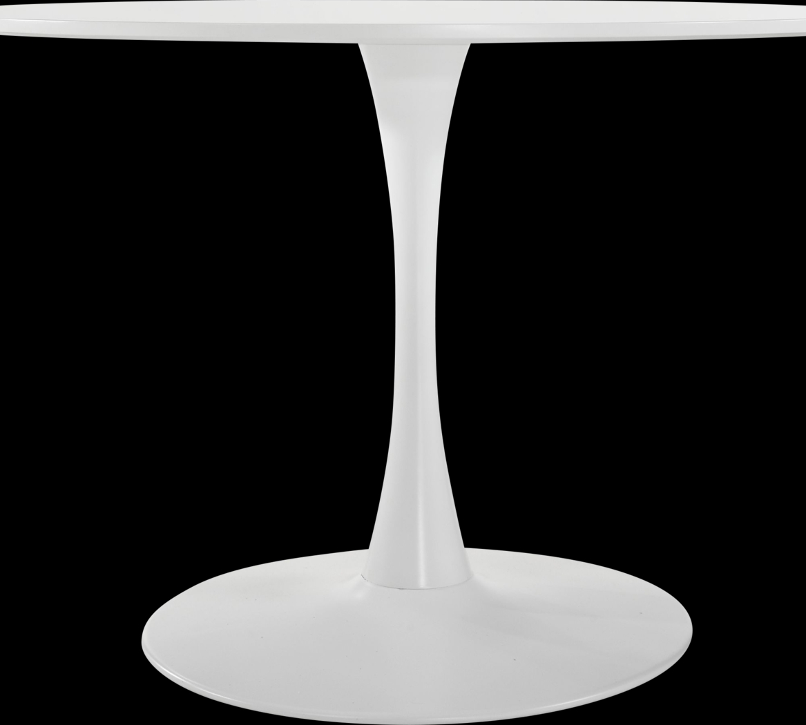 Briscoo White Dining Table - Thumbnail - Image 5