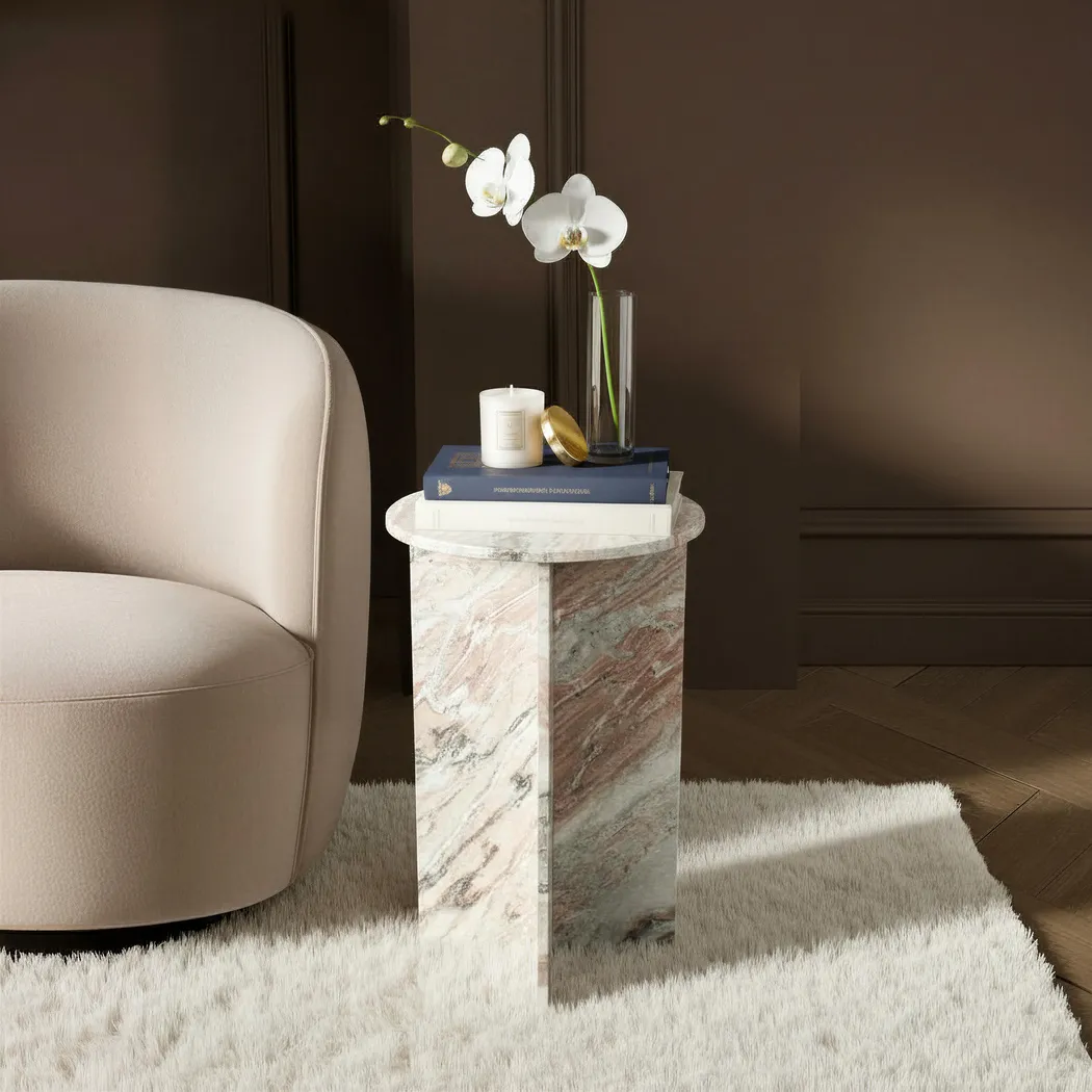 Briscott Beige Accent Table - Thumbnail - Image 2