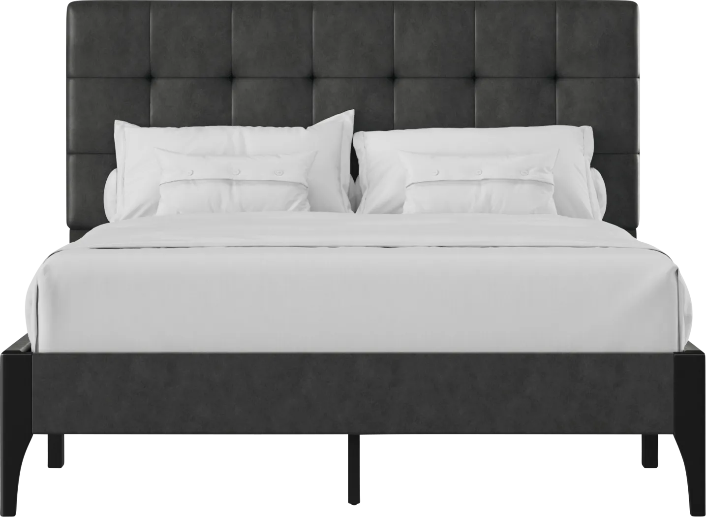 Brisea Gray Queen Bed - Thumbnail - Image 11