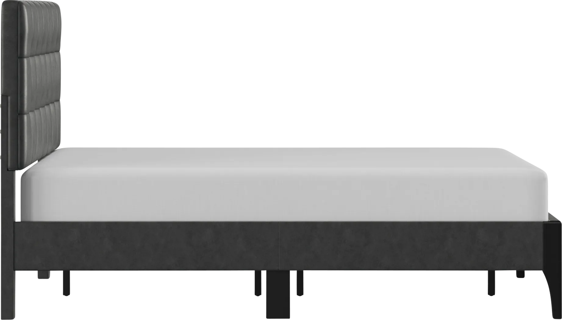 Brisea Gray Queen Bed - Thumbnail - Image 13