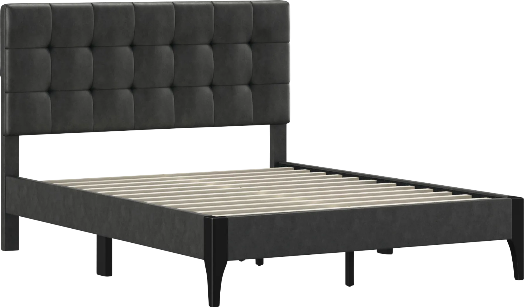 Brisea Gray Queen Bed - Thumbnail - Image 16