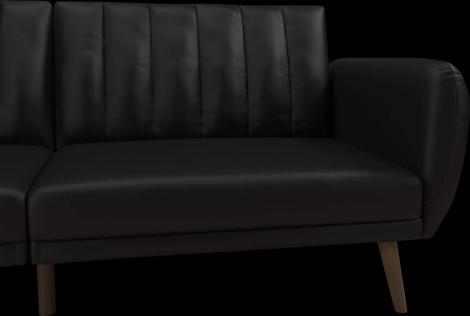 Bristerburg Black Futon - Thumbnail - Image 9