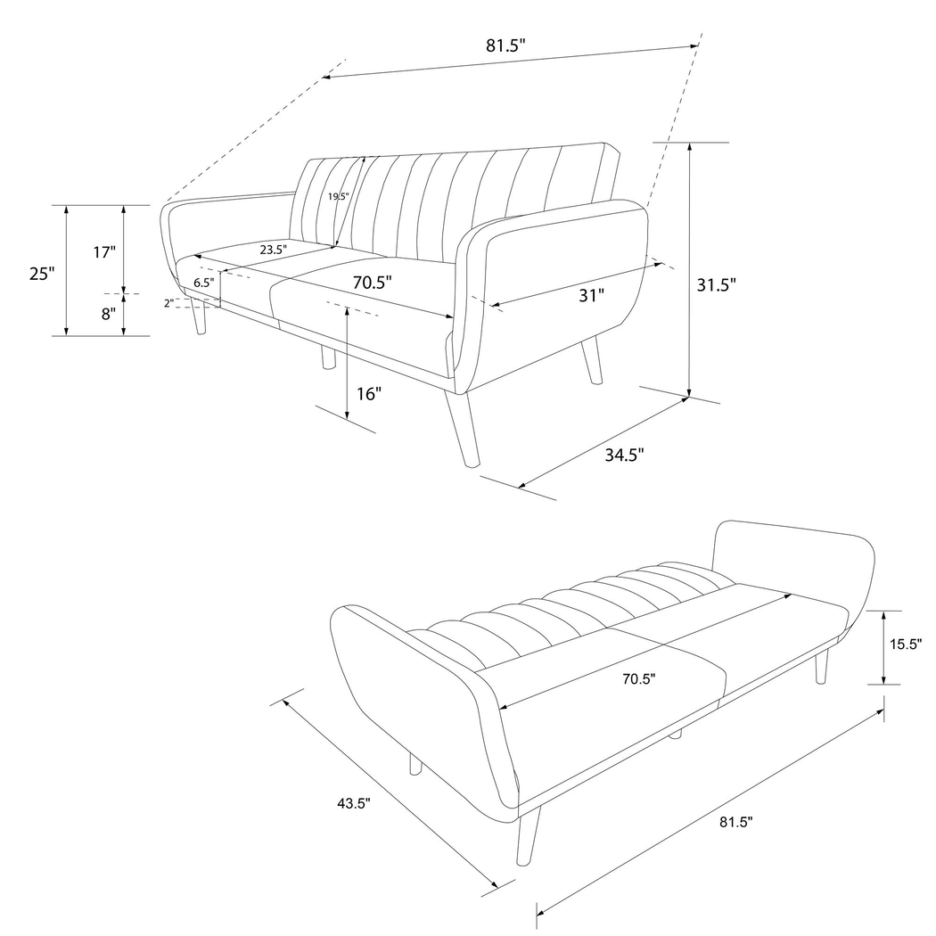 Bristerburg Green Futon - Thumbnail - Image 19