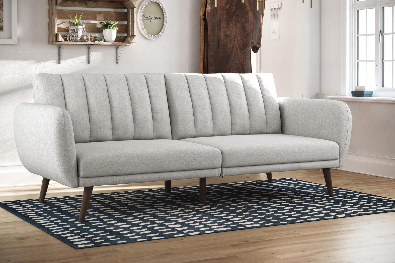Bristerburg Light Gray Futon - Thumbnail - Image 18