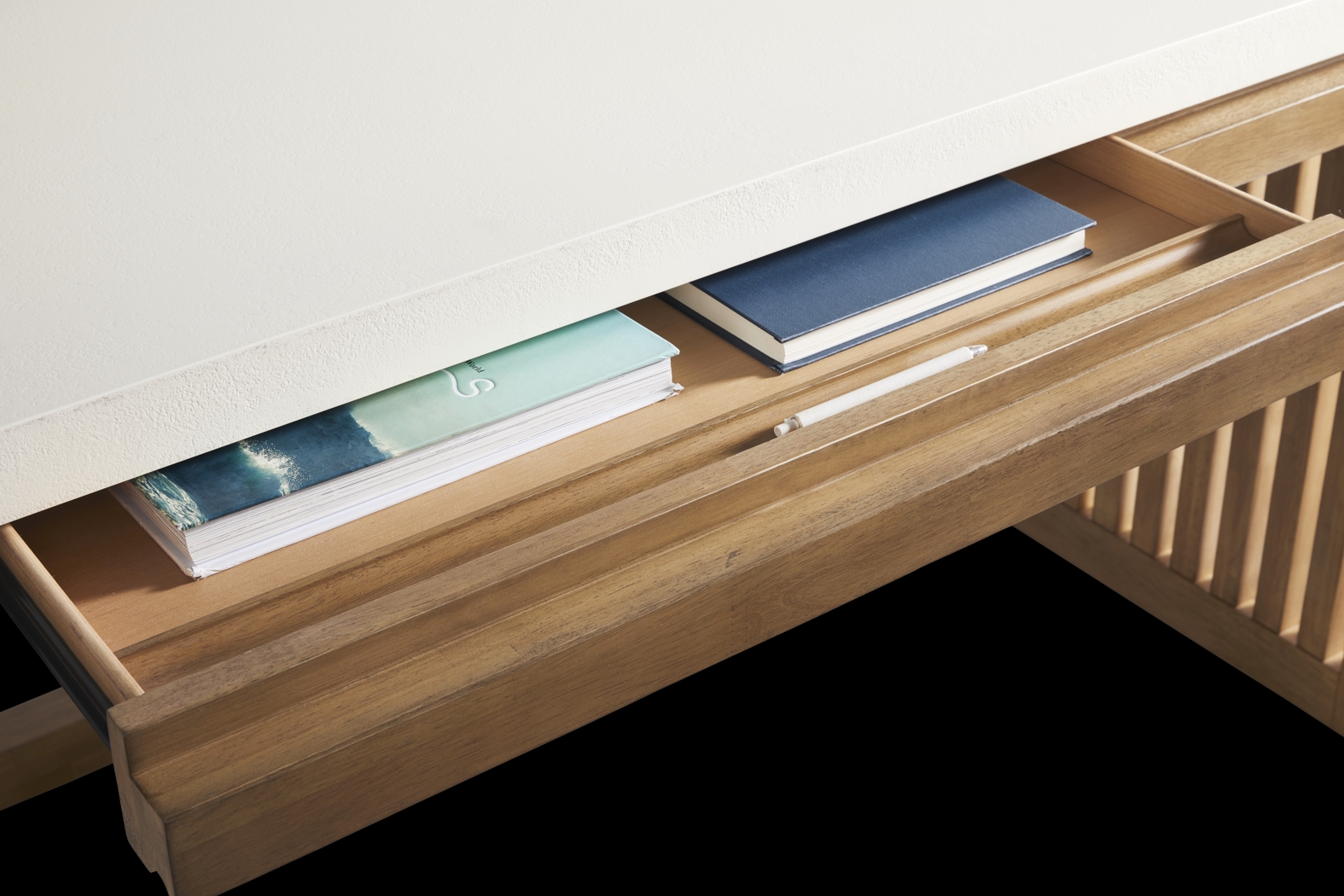 Bristol Bay Brown Writing Desk - Thumbnail - Image 3