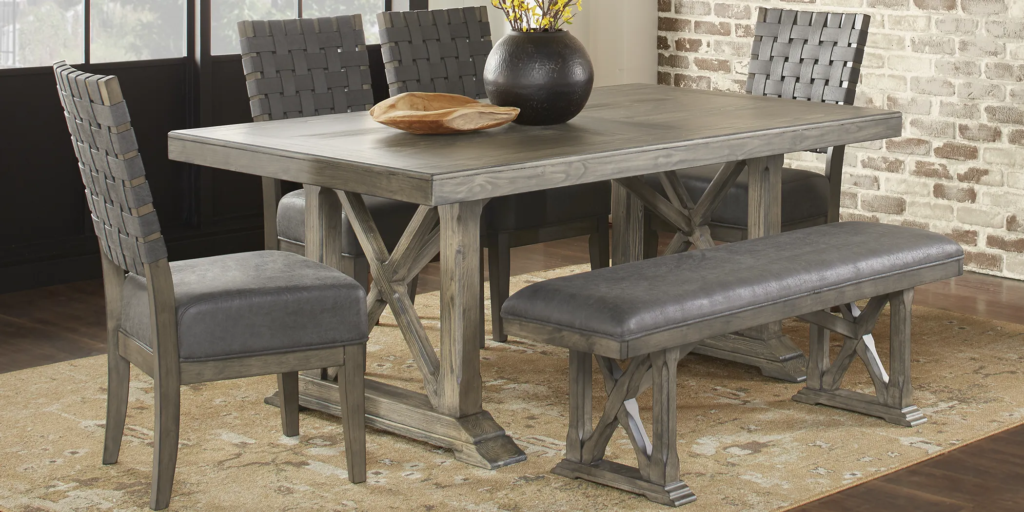 Bristow Charcoal 6 Pc Rectangle Dining Room - Thumbnail - Image 1