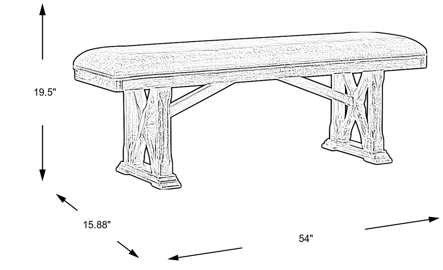 Dimension Image. Please refer to the Dimension Tab on this page for dimension details.