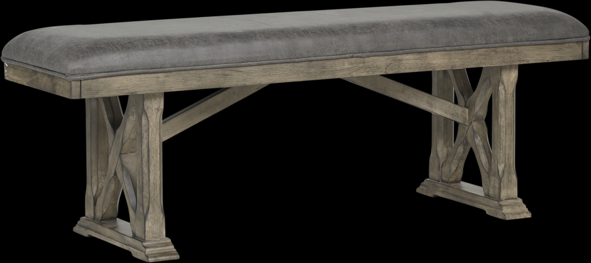 Bristow Charcoal Bench - Thumbnail - Image 1