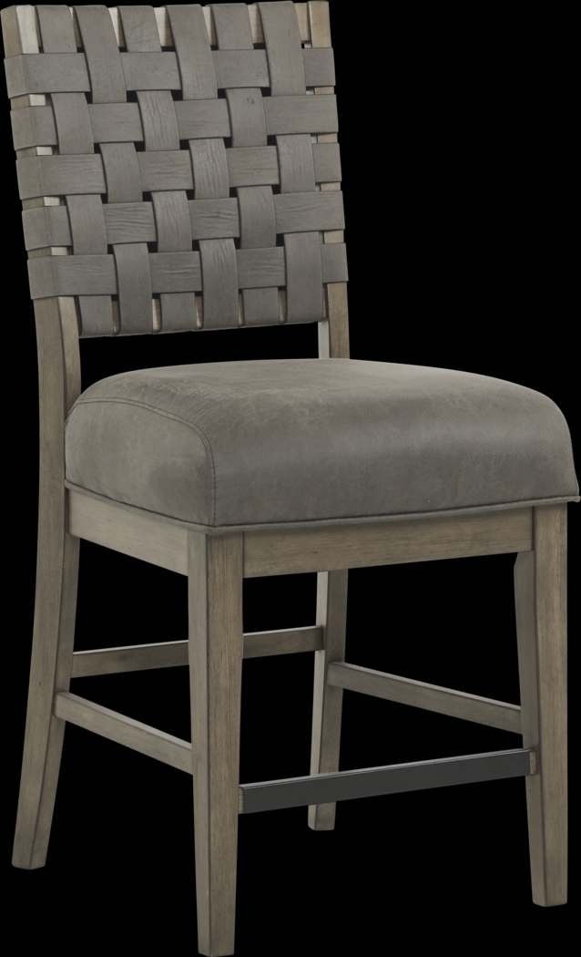 Bristow Charcoal Counter Height Stool - Thumbnail - Image 1