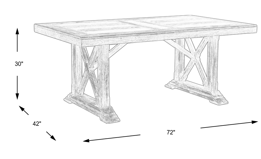 Dimension Image. Please refer to the Dimension Tab on this page for dimension details.