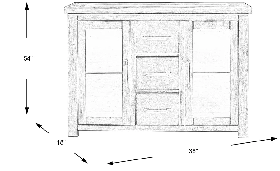 Dimension Image. Please refer to the Dimension Tab on this page for dimension details.