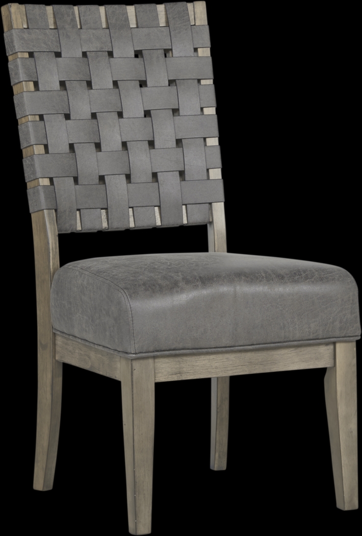 Bristow Charcoal Side Chair - Thumbnail - Image 1
