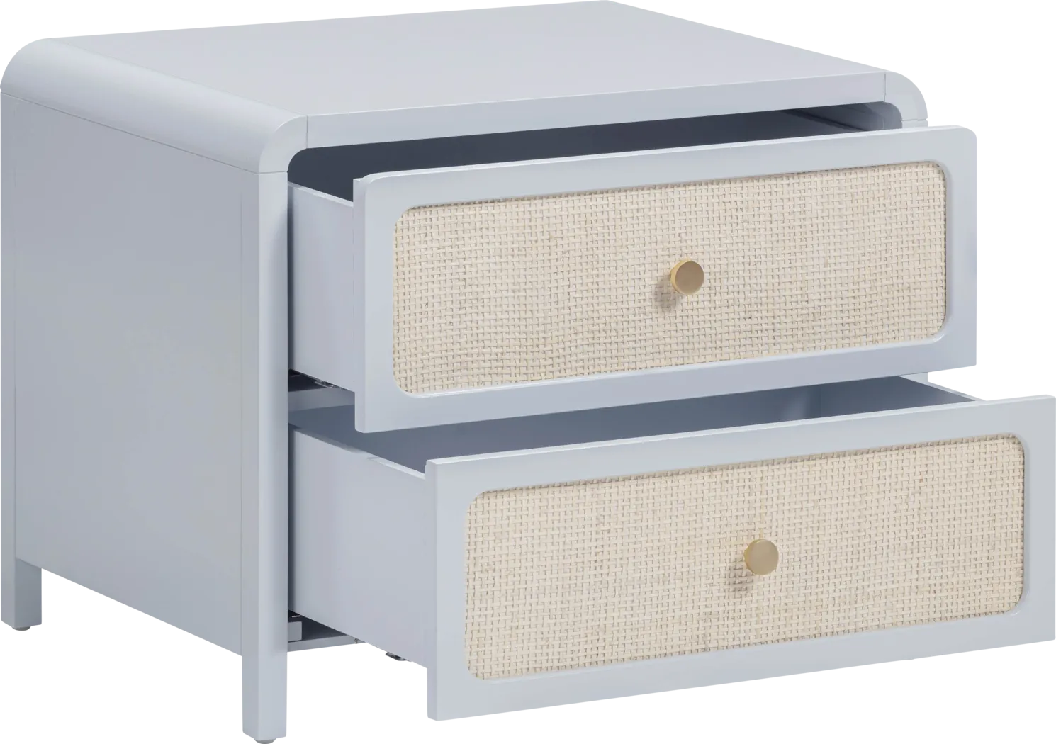 Britnie Blue Nightstand - Thumbnail - Image 7