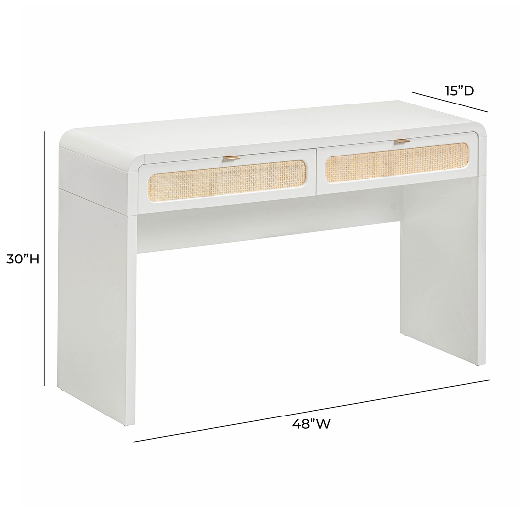 Britnie White Console Table - Thumbnail - Image 9