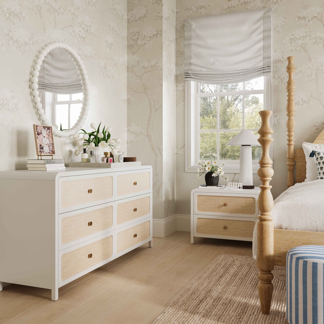 Britnie White Nightstand - Thumbnail - Image 2
