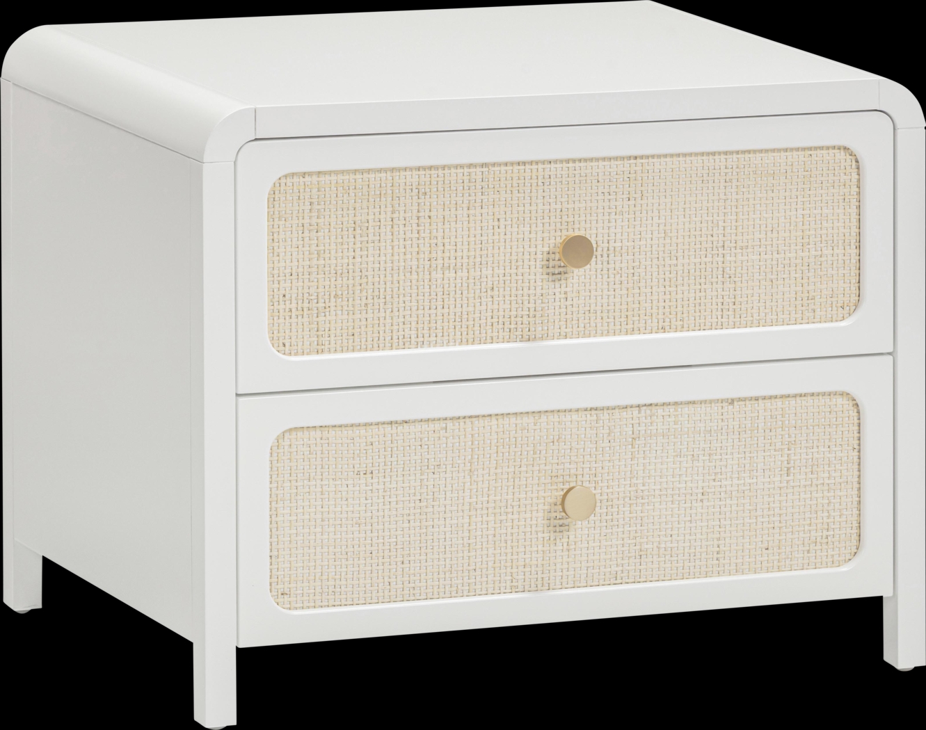 Britnie White Nightstand - Thumbnail - Image 1