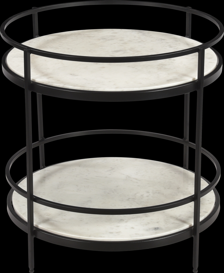 Britoak Black Accent Table - Thumbnail - Image 3