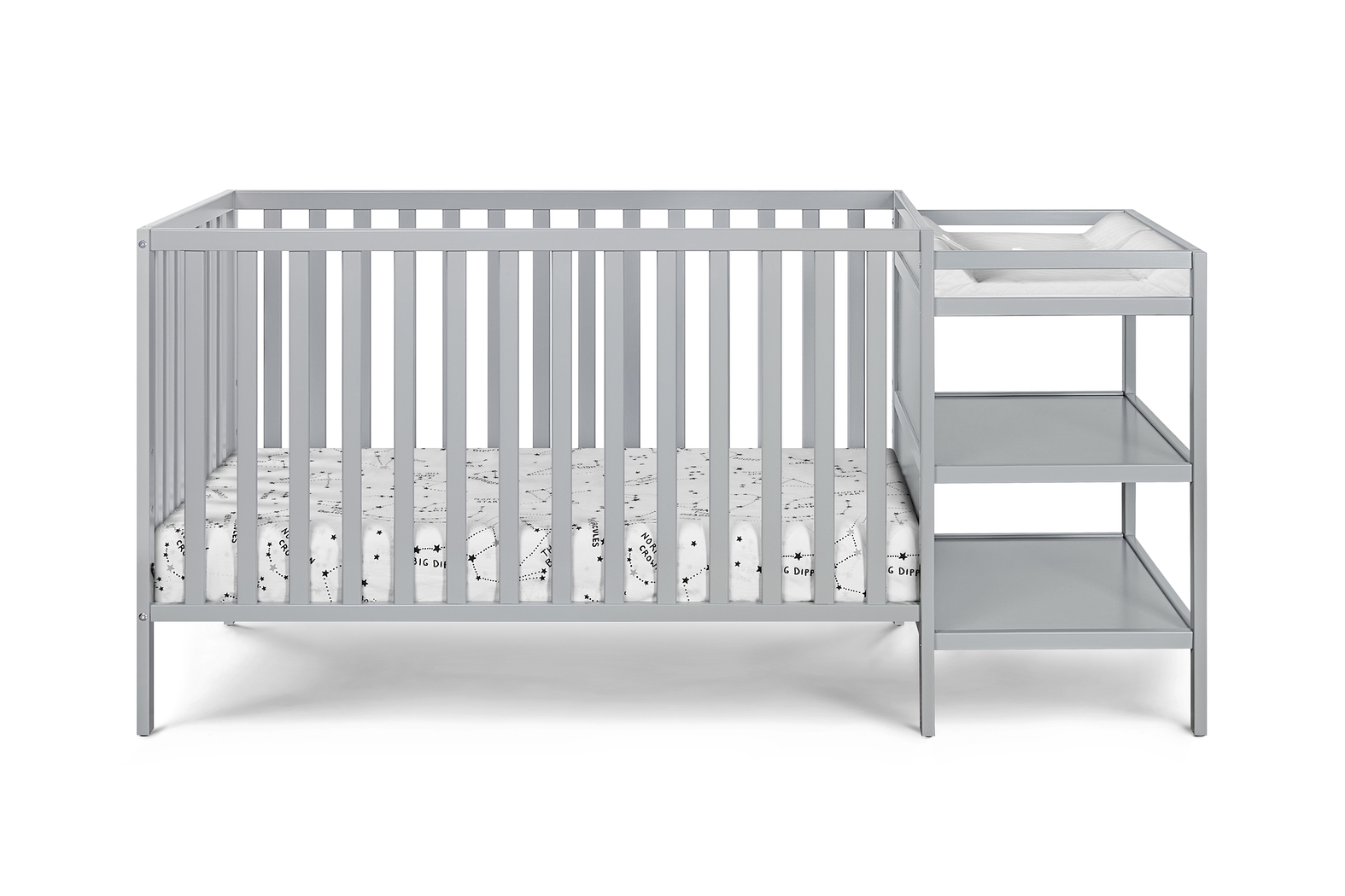 Kids Brittinger Gray Crib Combo - Thumbnail - Image 3