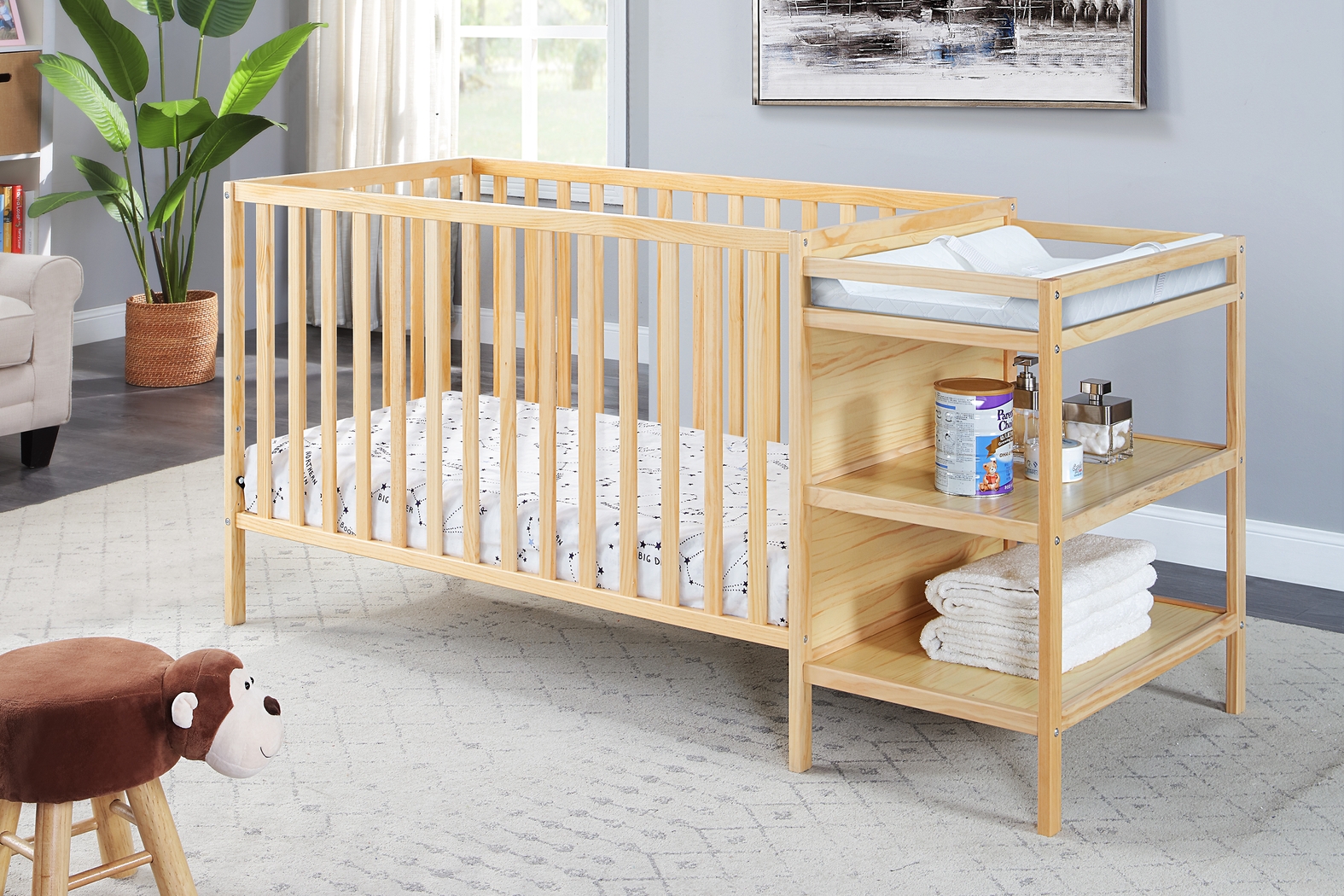 Kids Brittinger Natural Crib Combo - Thumbnail - Image 5
