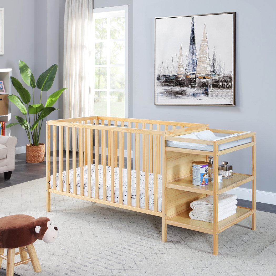 Kids Brittinger Natural Crib Combo - Thumbnail - Image 6