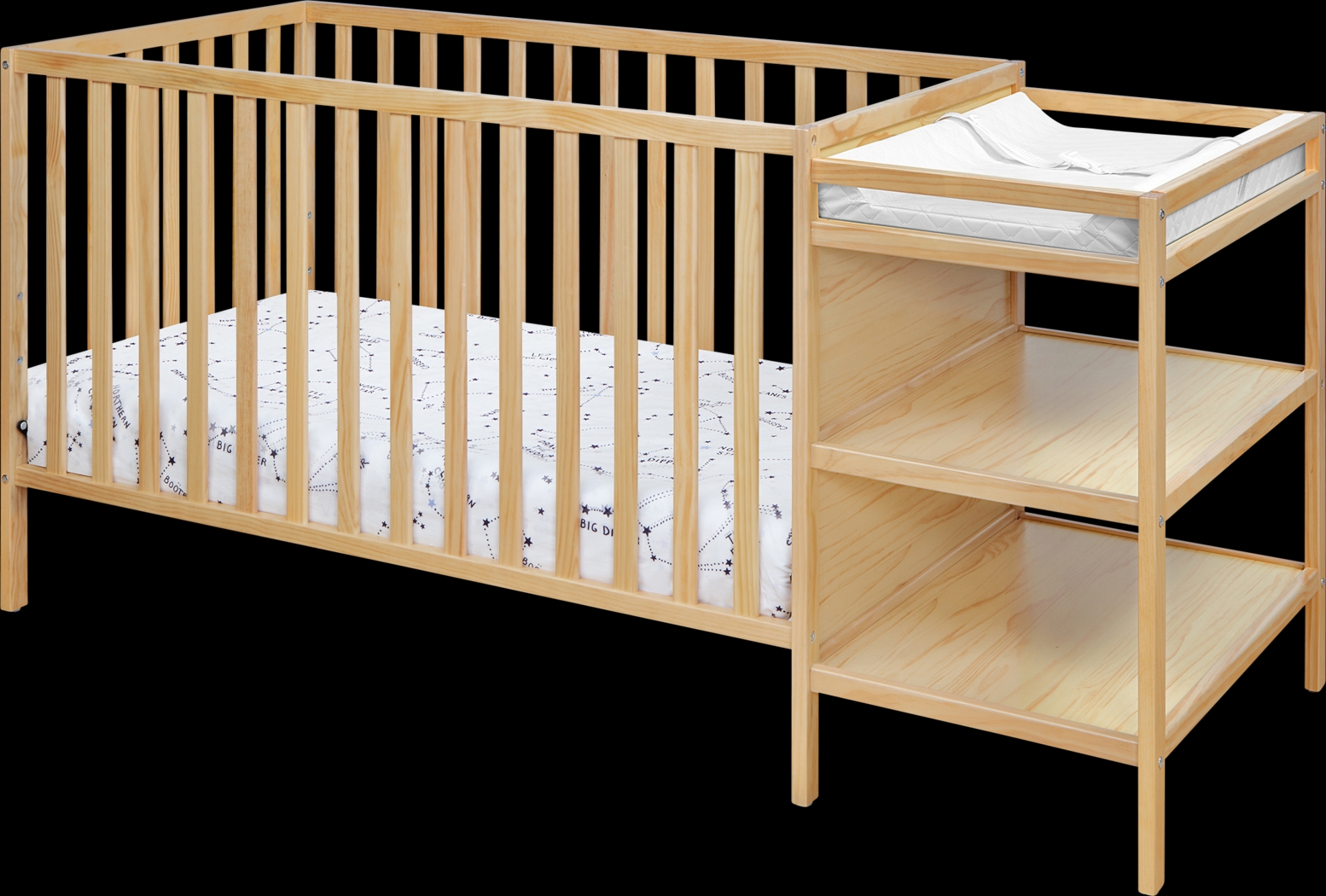 Kids Brittinger Natural Crib Combo - Thumbnail - Image 1