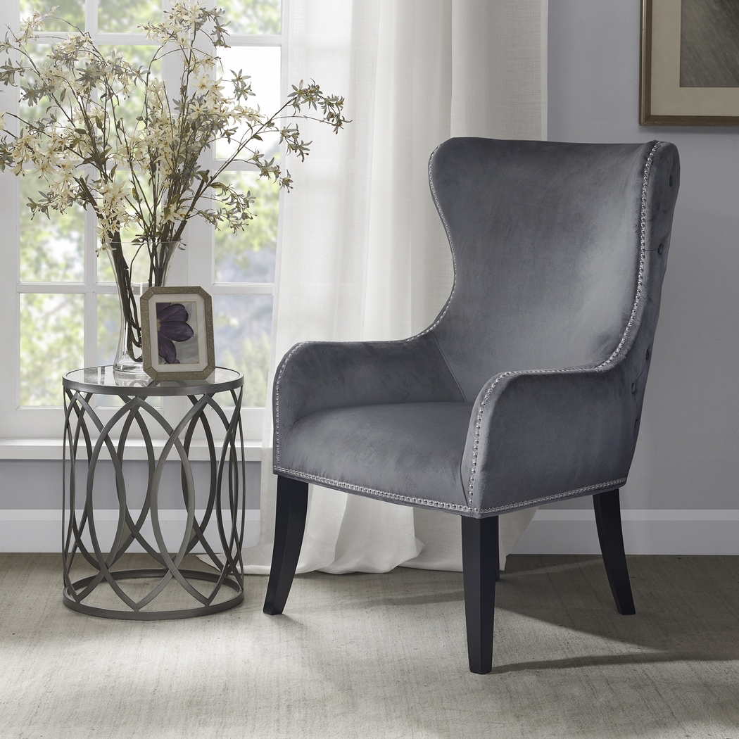 Brittmore Gray Accent Chair - Thumbnail - Image 2
