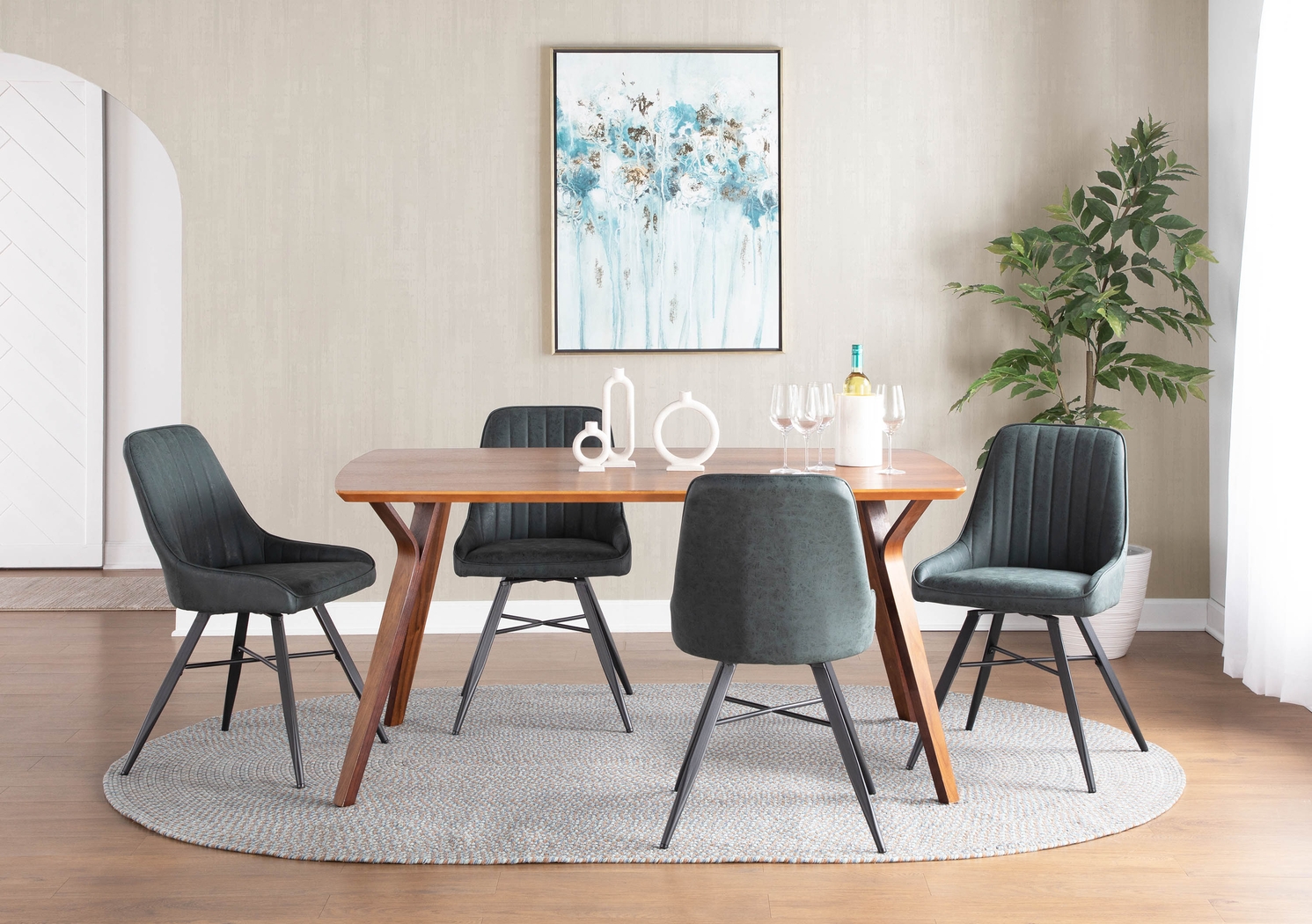 Brittwood Green Accent Chair - Thumbnail - Image 7