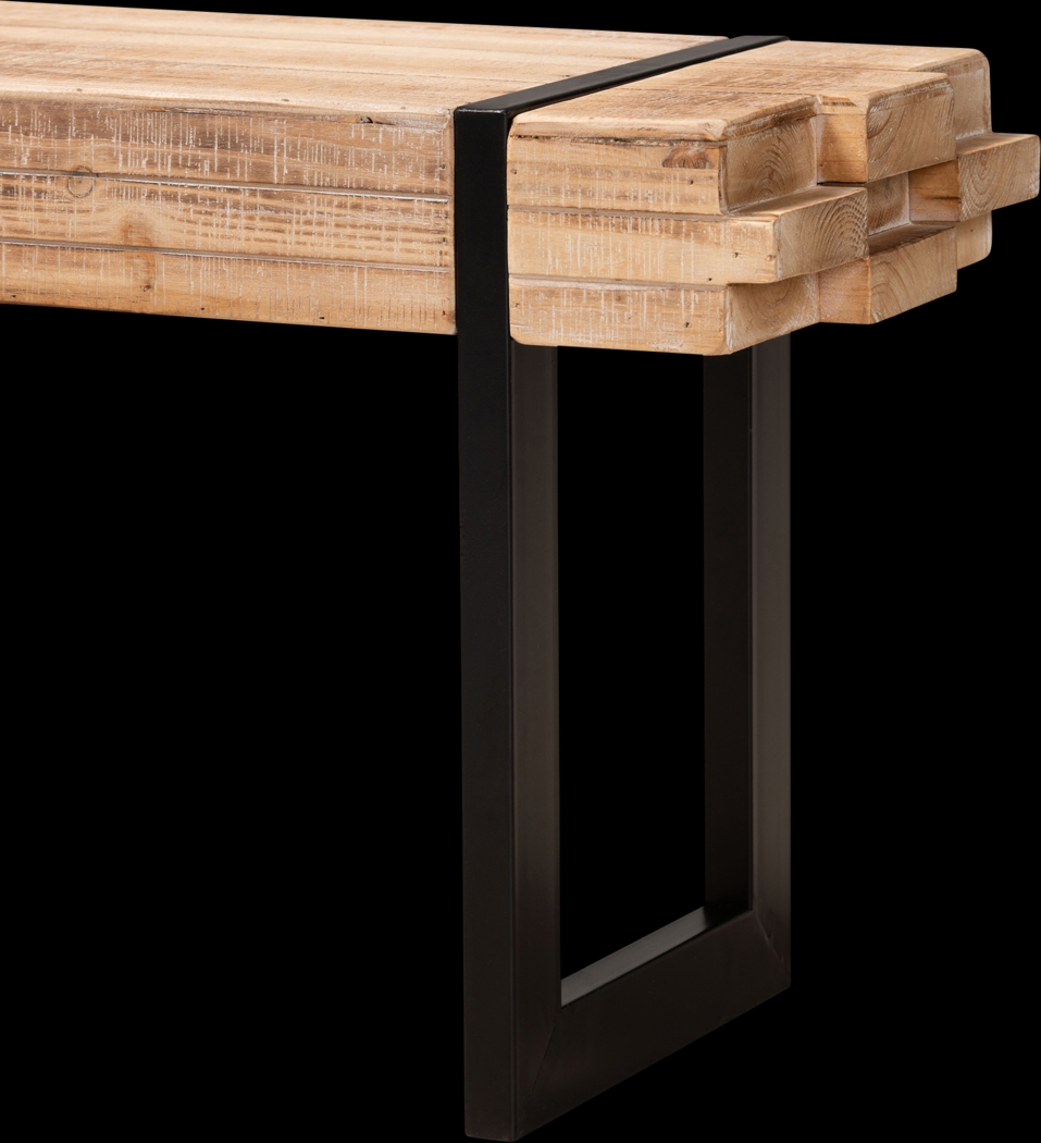 Britwell Brown Bench - Thumbnail - Image 4