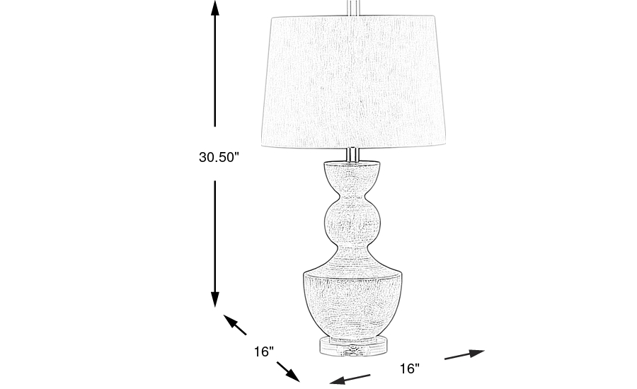 Dimension Image. Please refer to the Dimension Tab on this page for dimension details.