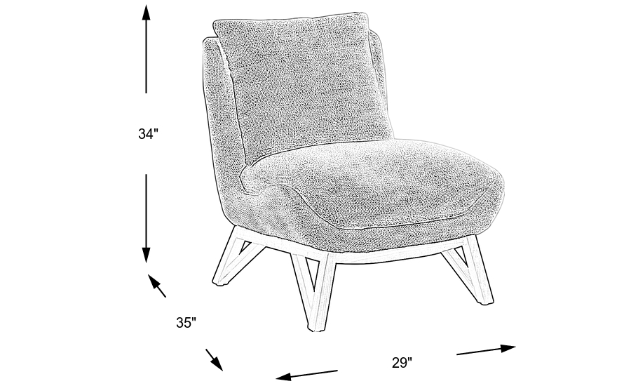 Dimension Image. Please refer to the Dimension Tab on this page for dimension details.