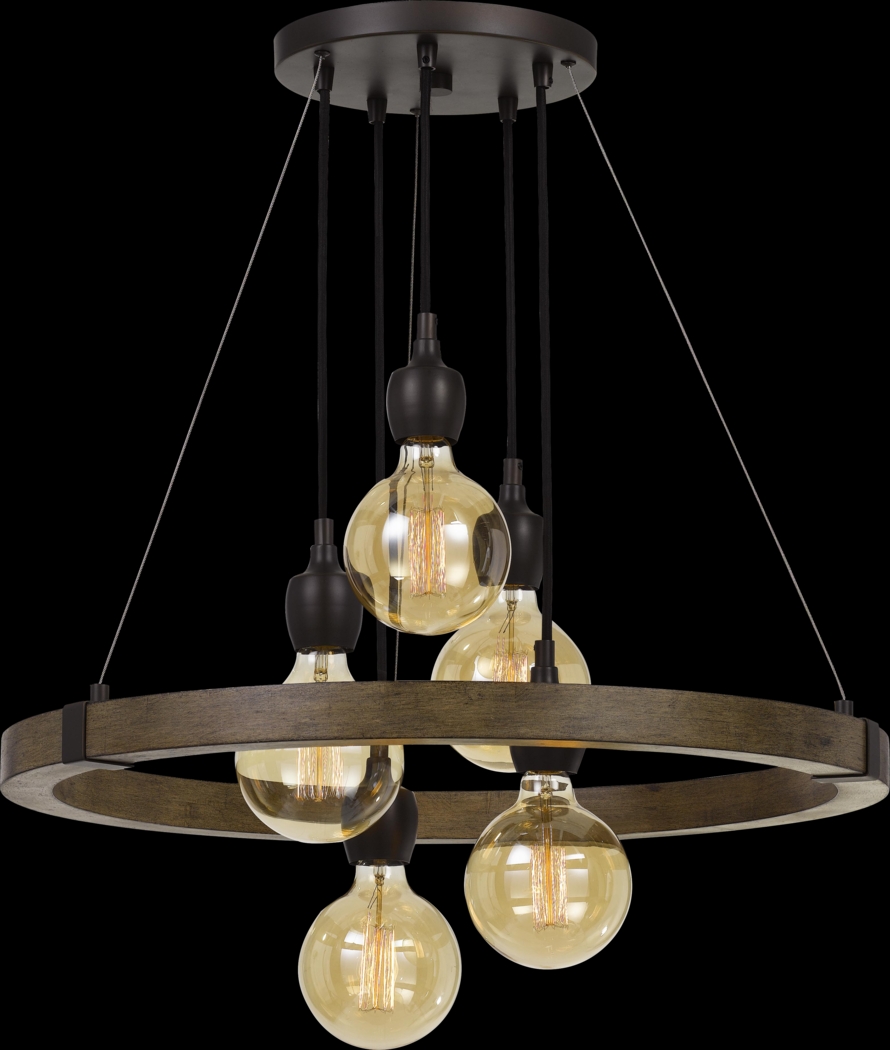 Brixworth Brown Small Chandelier - Thumbnail - Image 1