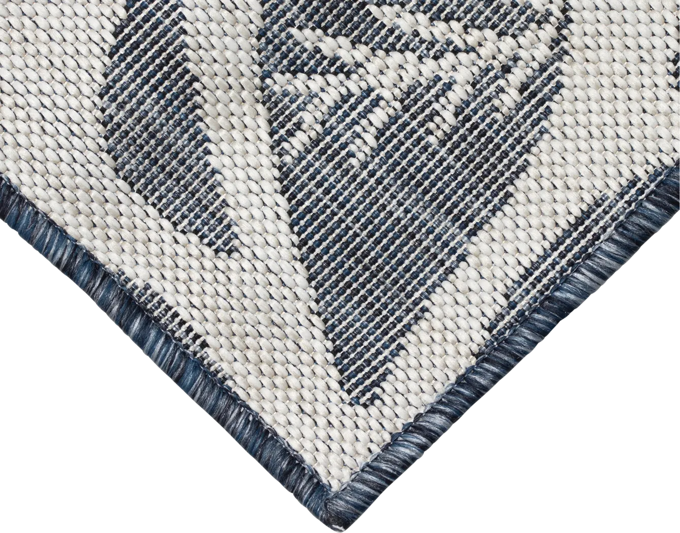 Briza Navy 7'10 Round Indoor/Outdoor Rug - Thumbnail - Image 6