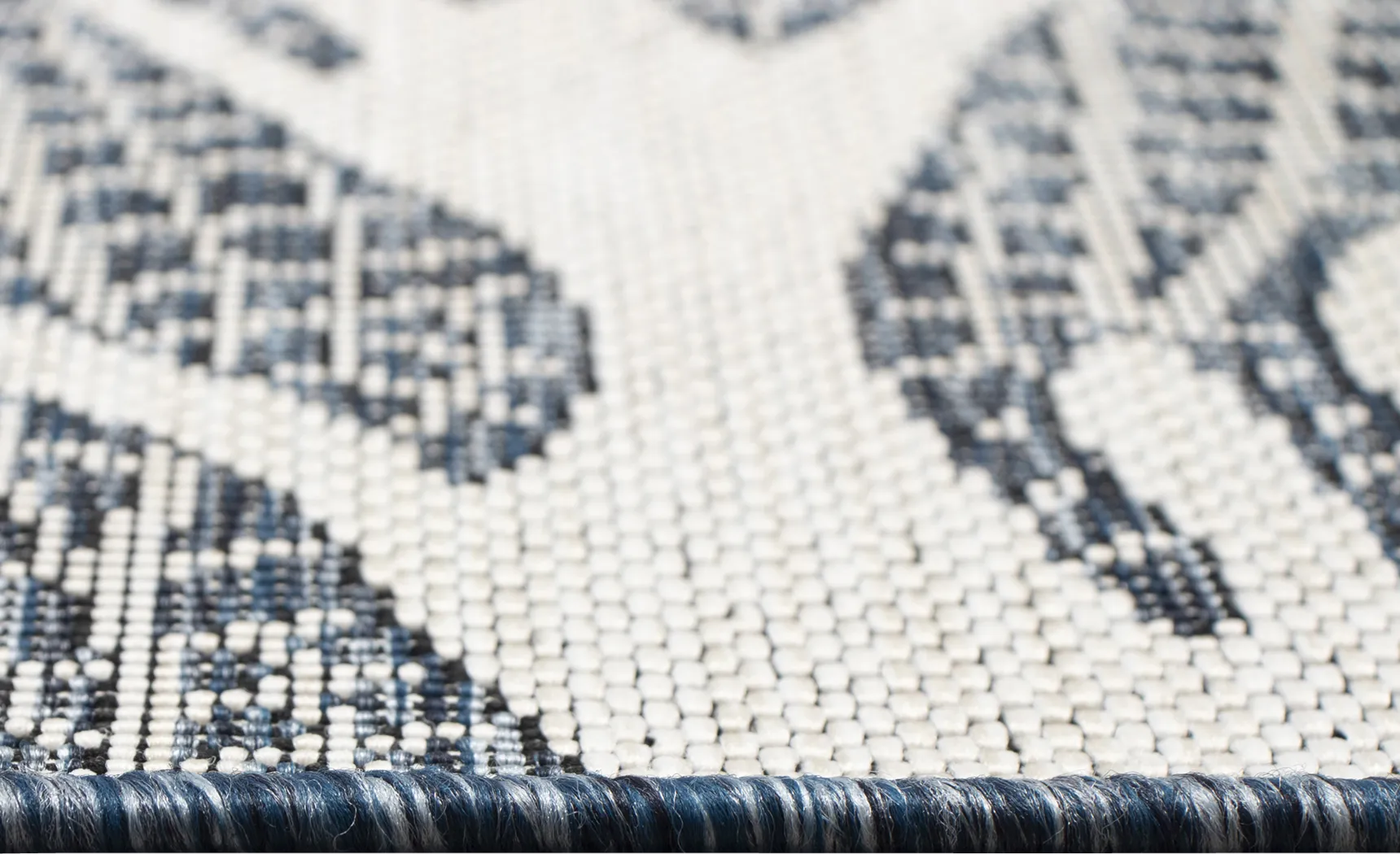 Briza Navy 7'10 Round Indoor/Outdoor Rug - Thumbnail - Image 7