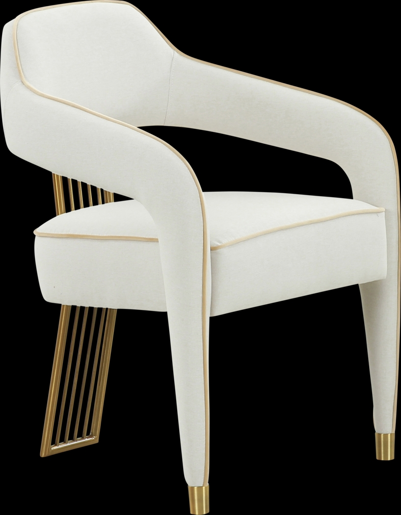 Broadalbin Cream Arm Chair - Thumbnail - Image 1