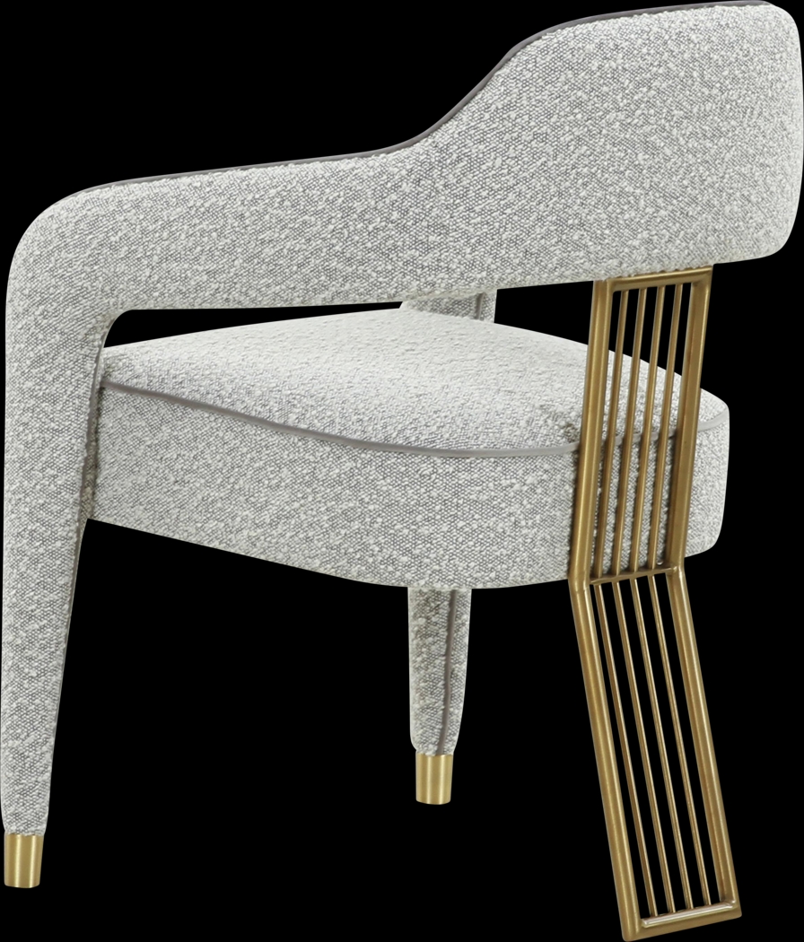 Broadalbin Gray Arm Chair - Thumbnail - Image 4