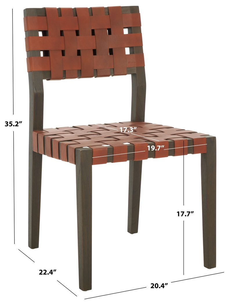 Broader Brown Side Chairs, Set of 2 - Thumbnail - Image 8