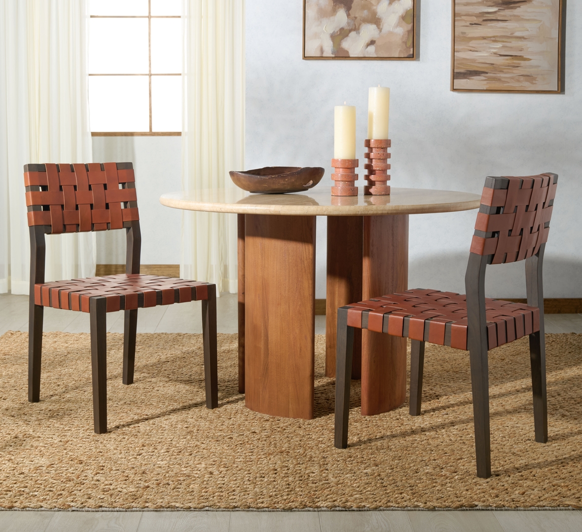 Broader Brown Side Chairs, Set of 2 - Thumbnail - Image 3